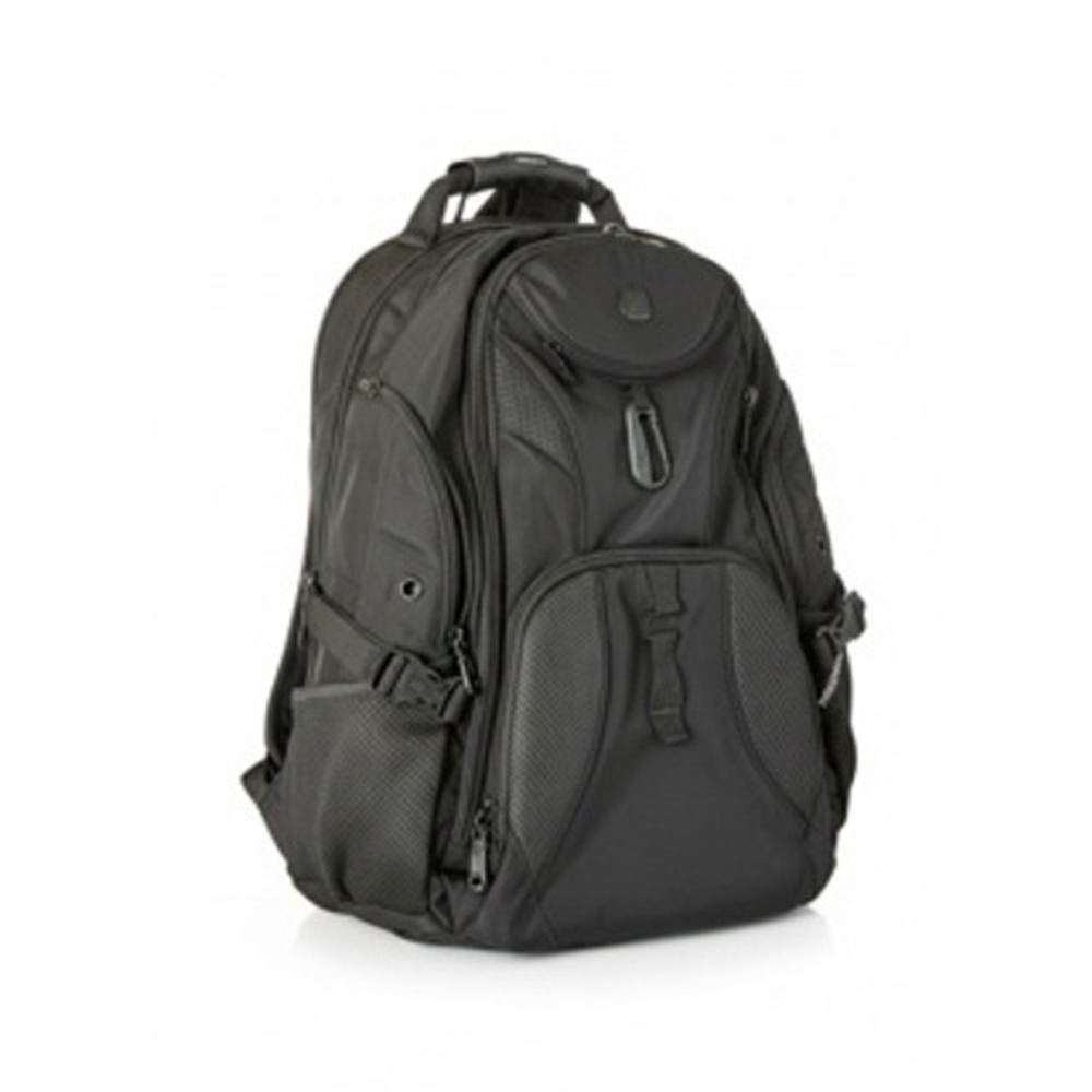 SwissGear Airflow Backpack Black Multi-Pocket Travel Laptop Bag